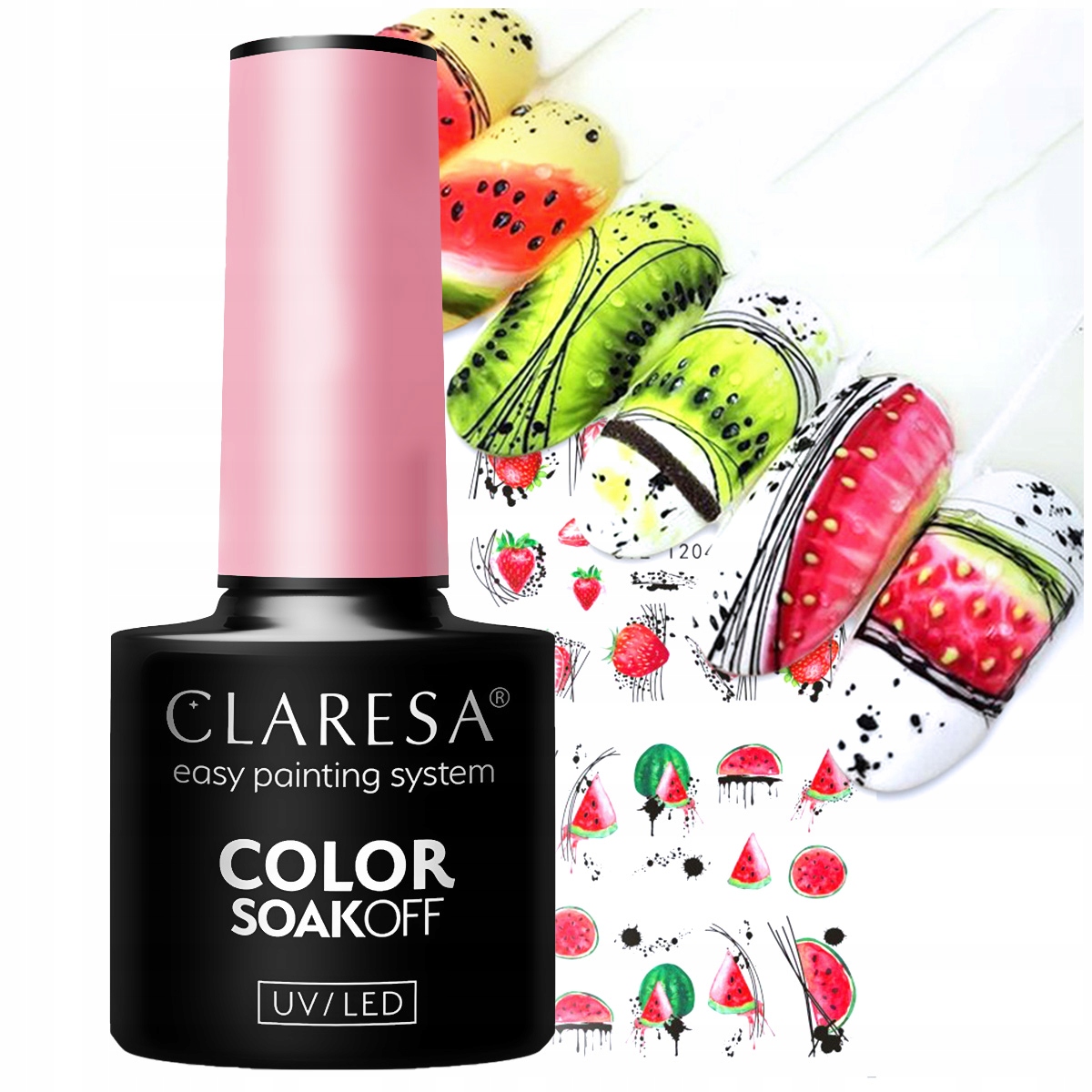 Lakier Hybrydowy CLARESA 5g + GRATIS NAKLEJKA