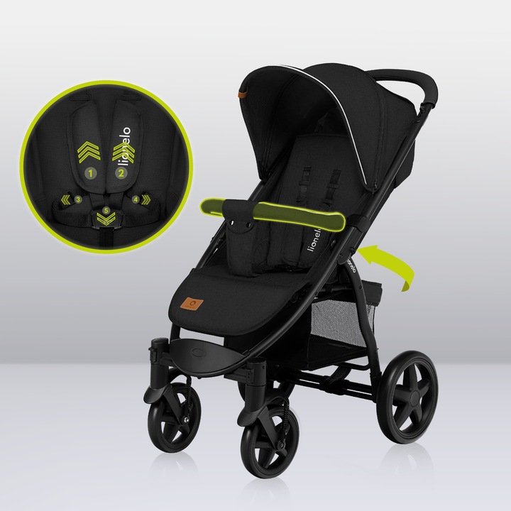 WÓZEK SPACEROWY LIONELO ANNET MOSKITIERA DO 22KG Model Annet Plus