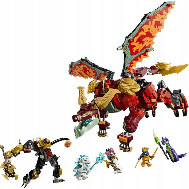 Lego Ninjago 71868 Wyldfyre a transformační dračí oblek