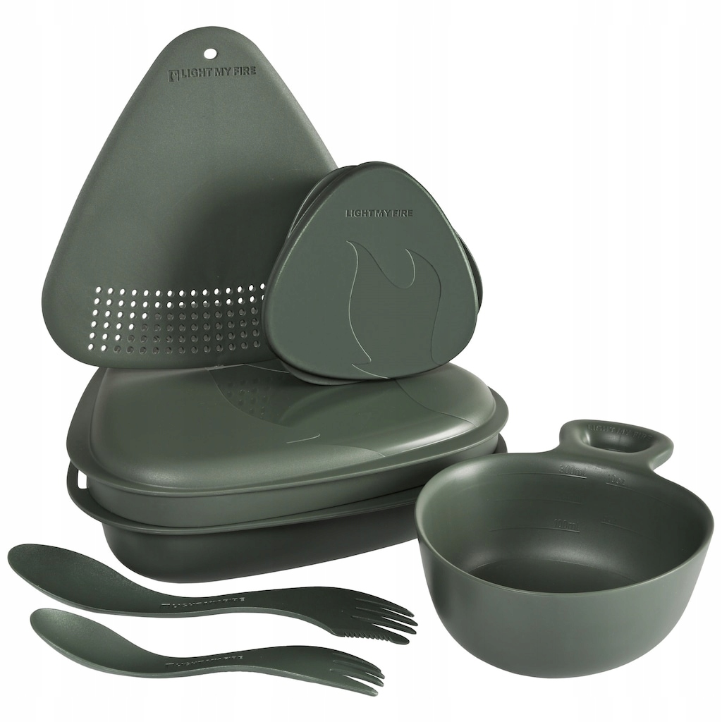 Sada turistického nádobí Light My Fire Outdoor MealKit 2.0 Sagegreen