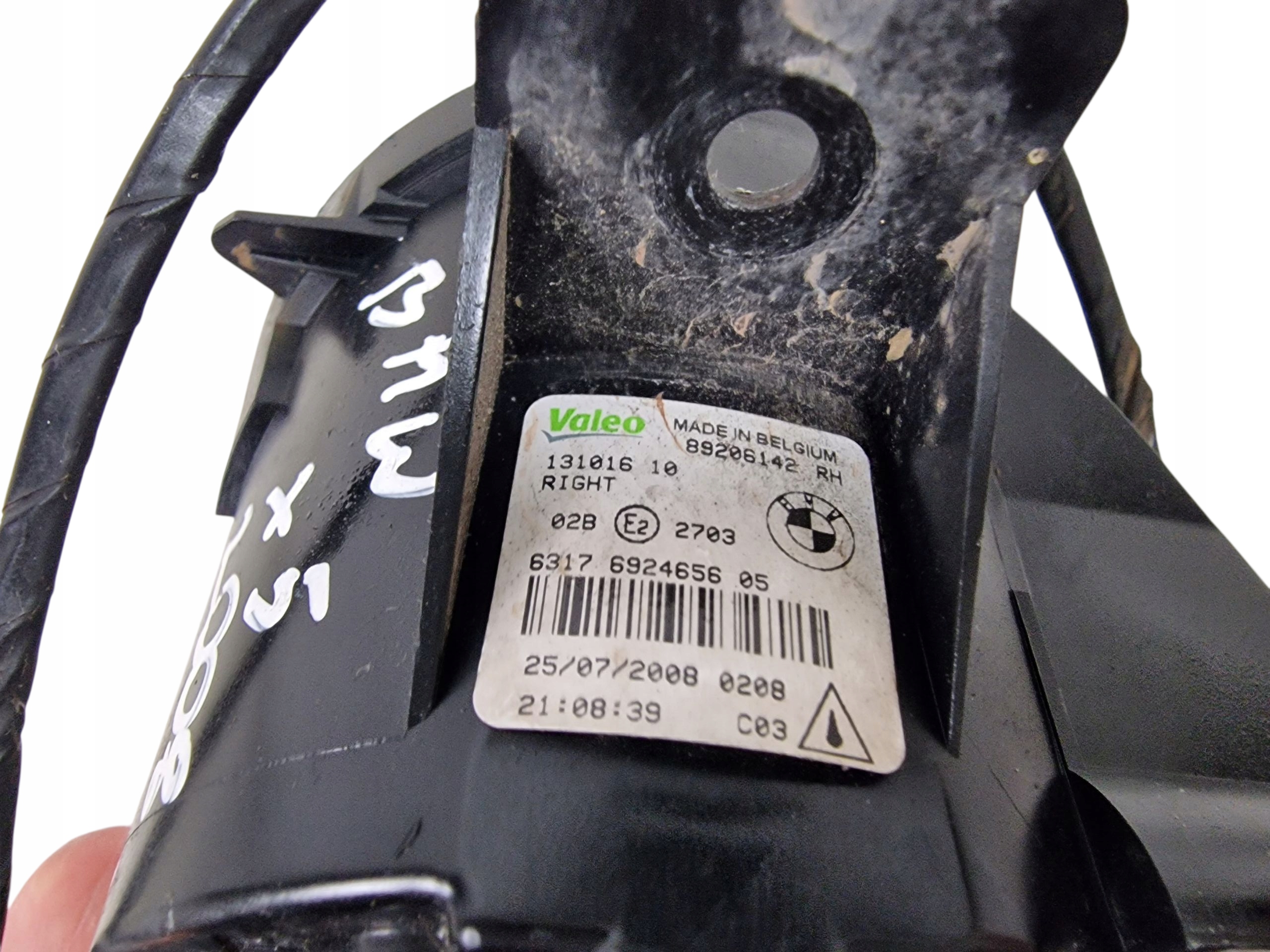 BMW X5 E70 Nebelscheinwerfer rechts Licht Nebelscheinwerfer ORG. 89206142