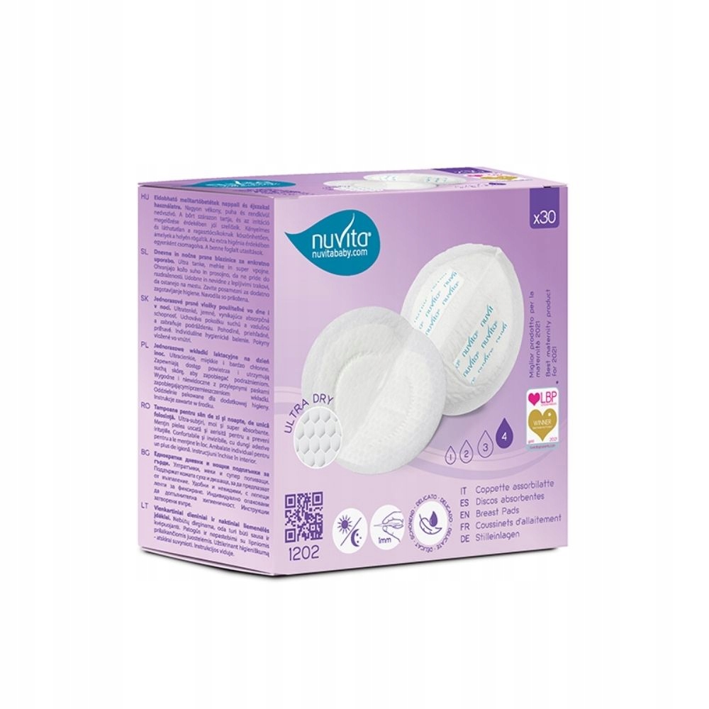 

Wkładki Laktacyjne Jednorazowe Dzień/noc 30szt