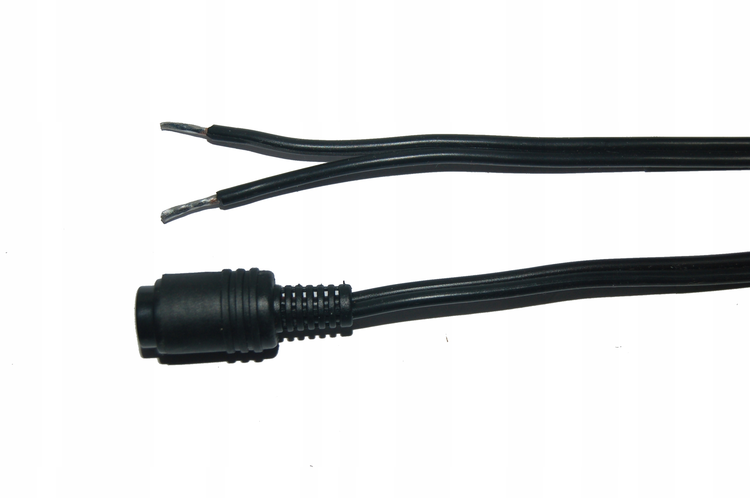Kabel głośnikowy gniazdo din 2p 0, grubość przewodu 2x1mm, czarny Cu, 10m