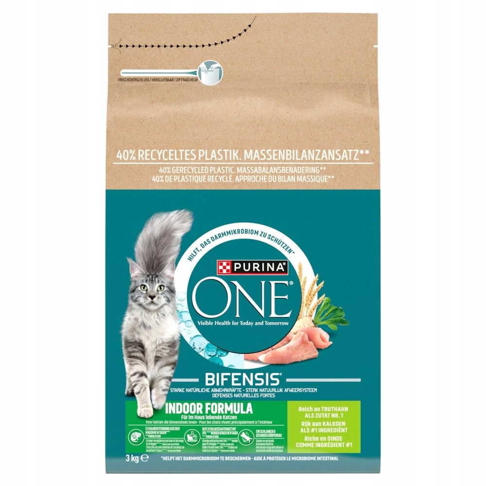 Levně Purina One Indoor s krůtím masem 3 kg