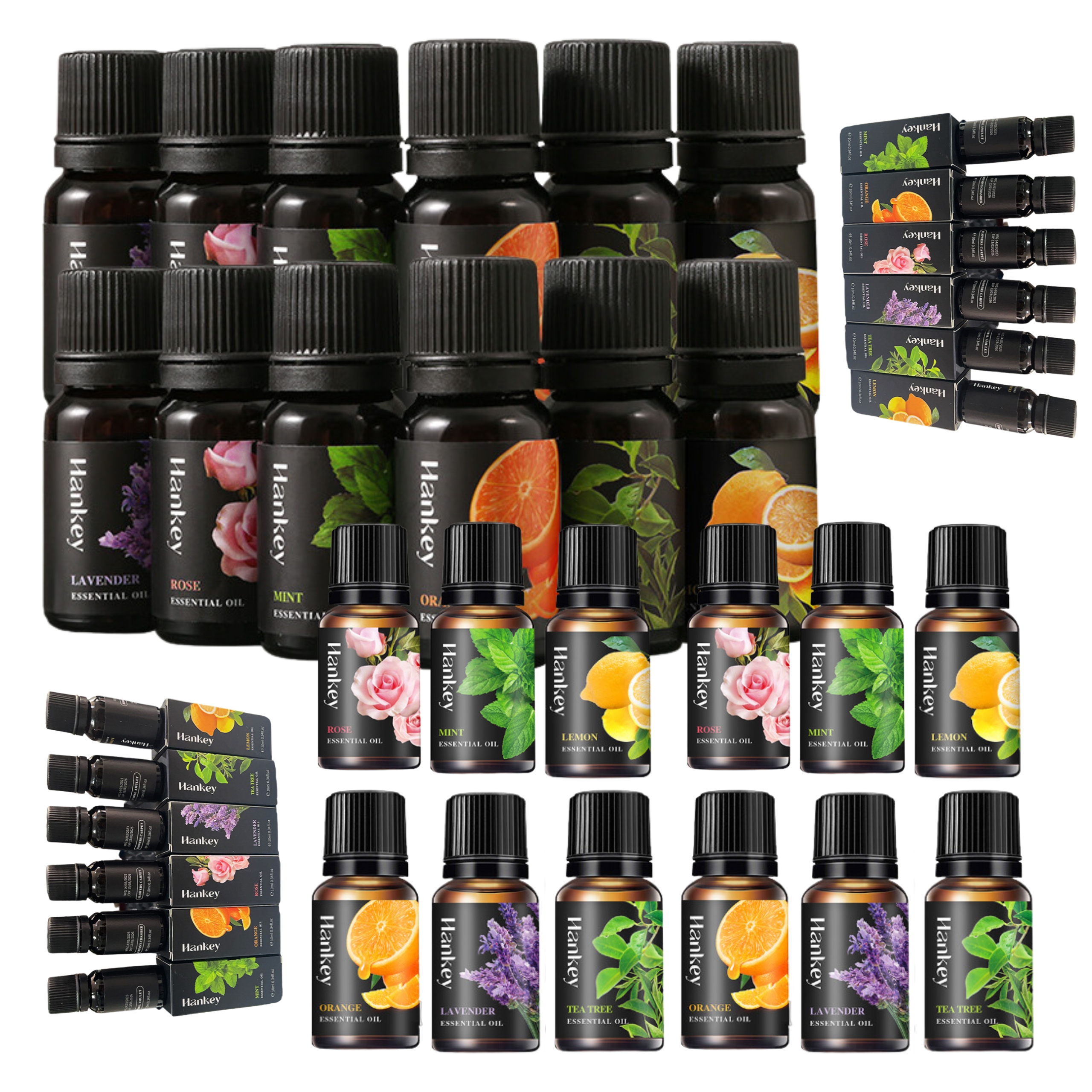 Zapachowe Olejki Eteryczne Naturalne Aromaterapia Zestaw Do Podgrzewacza 12