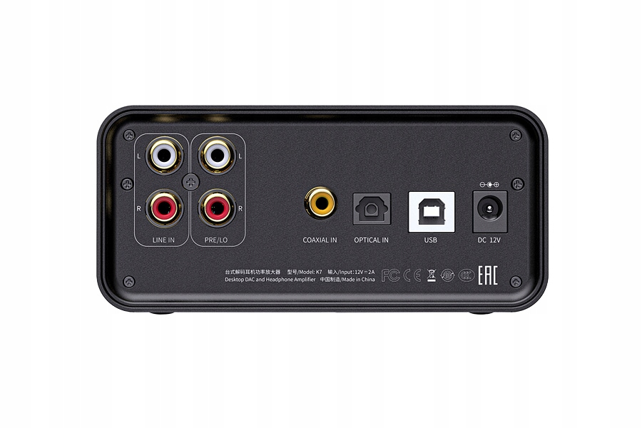 FiiO K7 - усилитель для наушников с ЦАП USB EAN (GTIN) 6953175710363