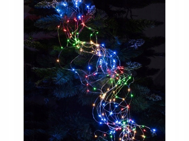 

Lampki Włosy Anioła 200 Led Z Zawieszką Multikolor