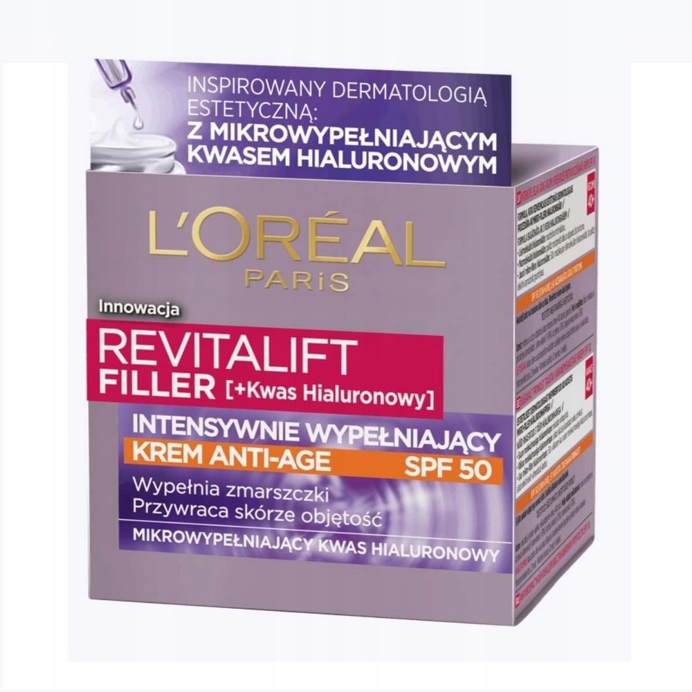 

Loreal Revitalift Filler SPF50 krem do twarzy 50ml