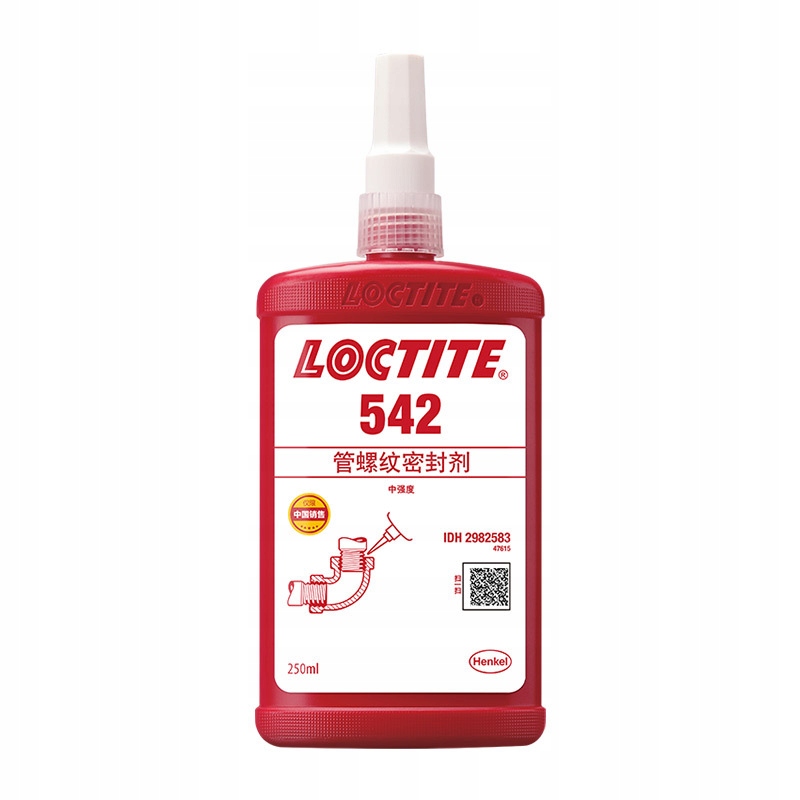 Tesniaci Materiál Na Závity Loctite 542 250 ML, Stredná Pevnosť
