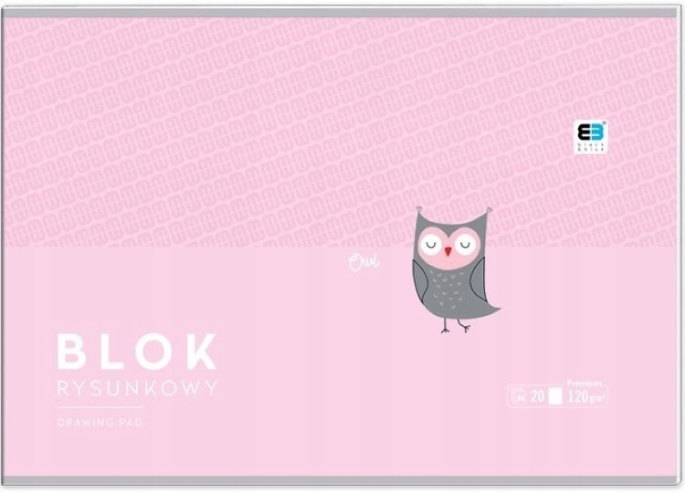 Blok Rysunkowy A4 20 Kartek Białych Interdruk
