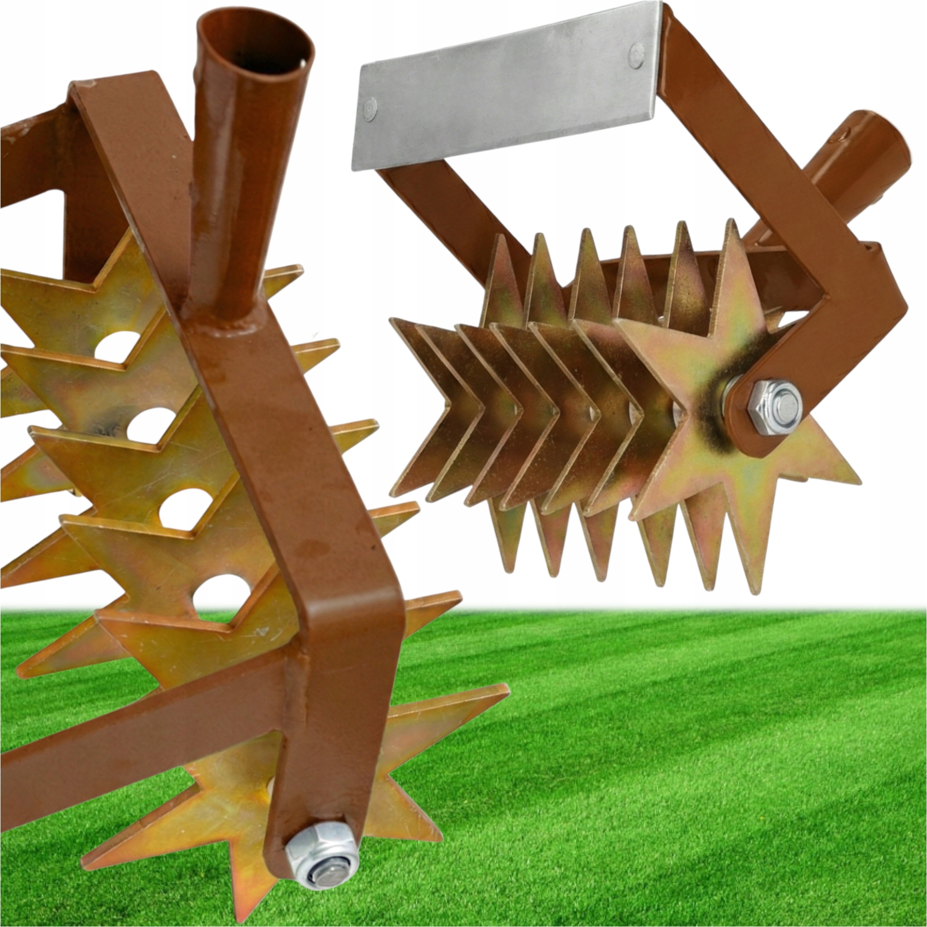 Zahradní Areátor Pro Lepší Růst Trávy S Funkcí Vertikutátoru