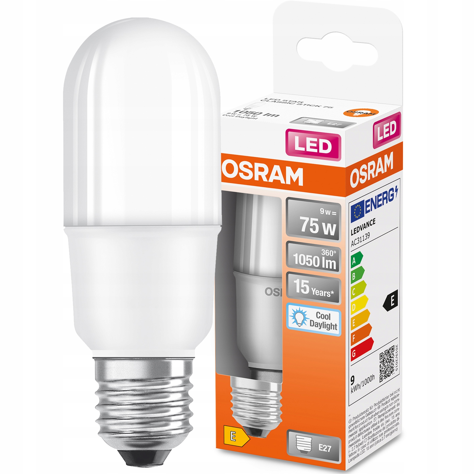 

Żarówka Led E27 10W 75W 1050lm 6500K 200° Osram