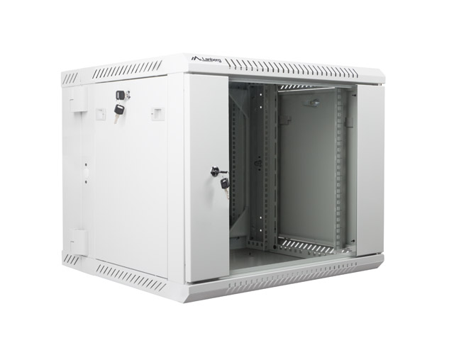 Lanberg Racková Skriňa 19" Dvojdielna Nástenná 9U/600X600 (flat Pack) Šedá