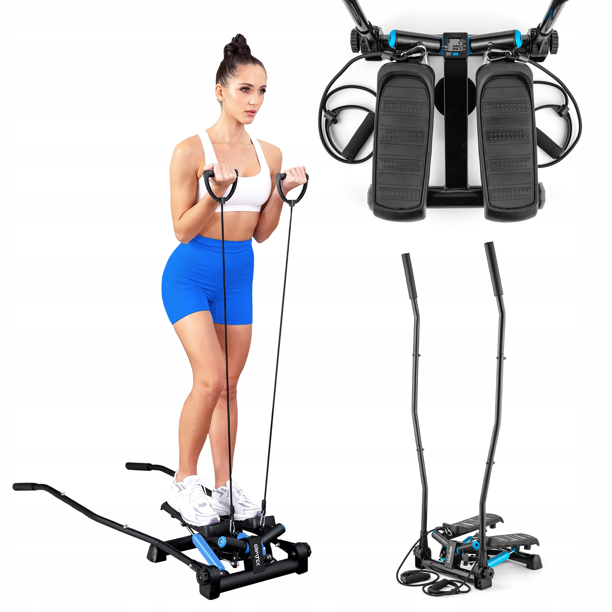 Stepper Skrętny Do Ćwiczeń Z Ramionami I Linkami Licznik XST700 Gymtek