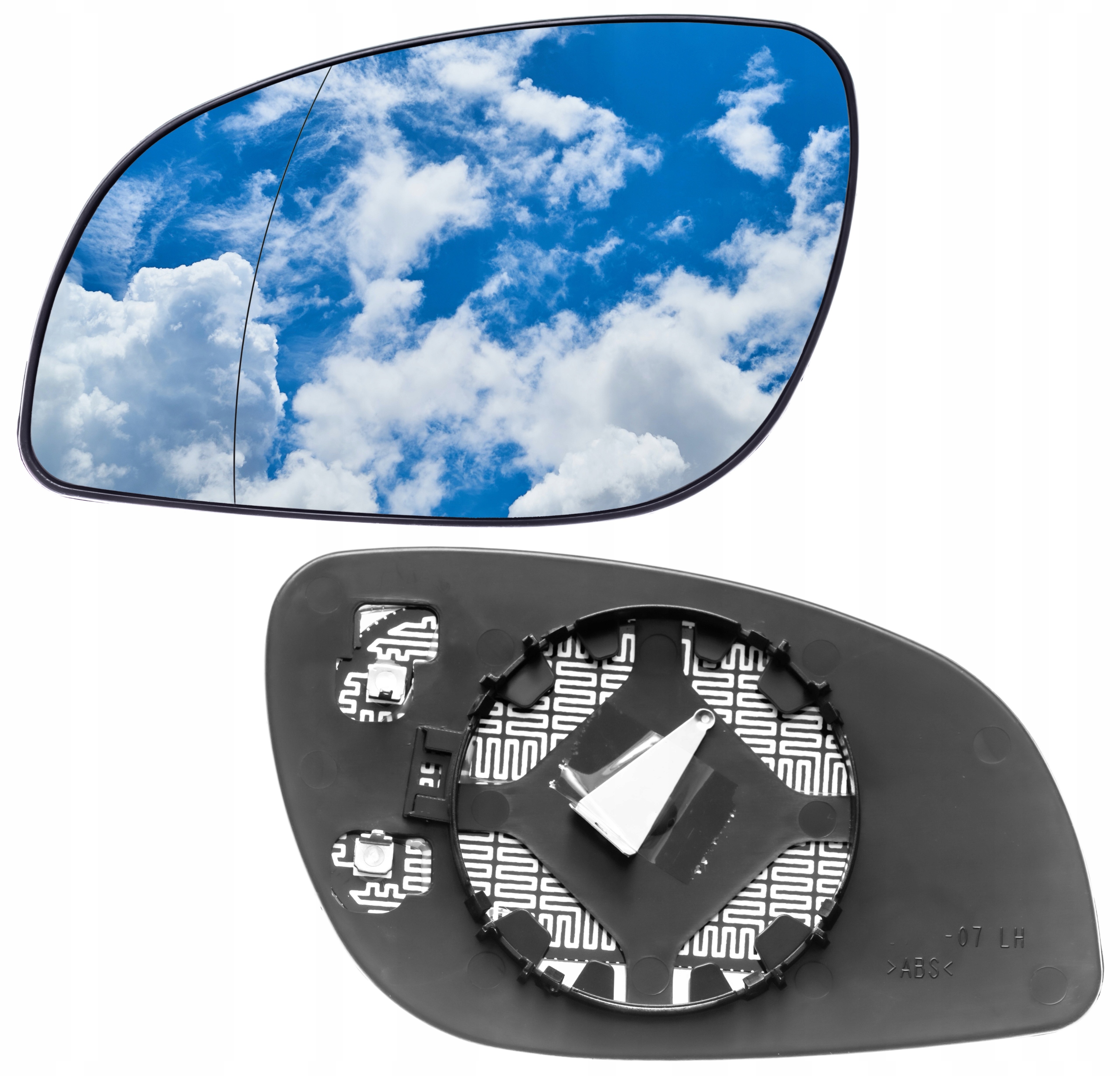 SZKŁO WKŁAD LUSTERKA LEWY VECTRA C SIGNUM 01-2011 GRZANY