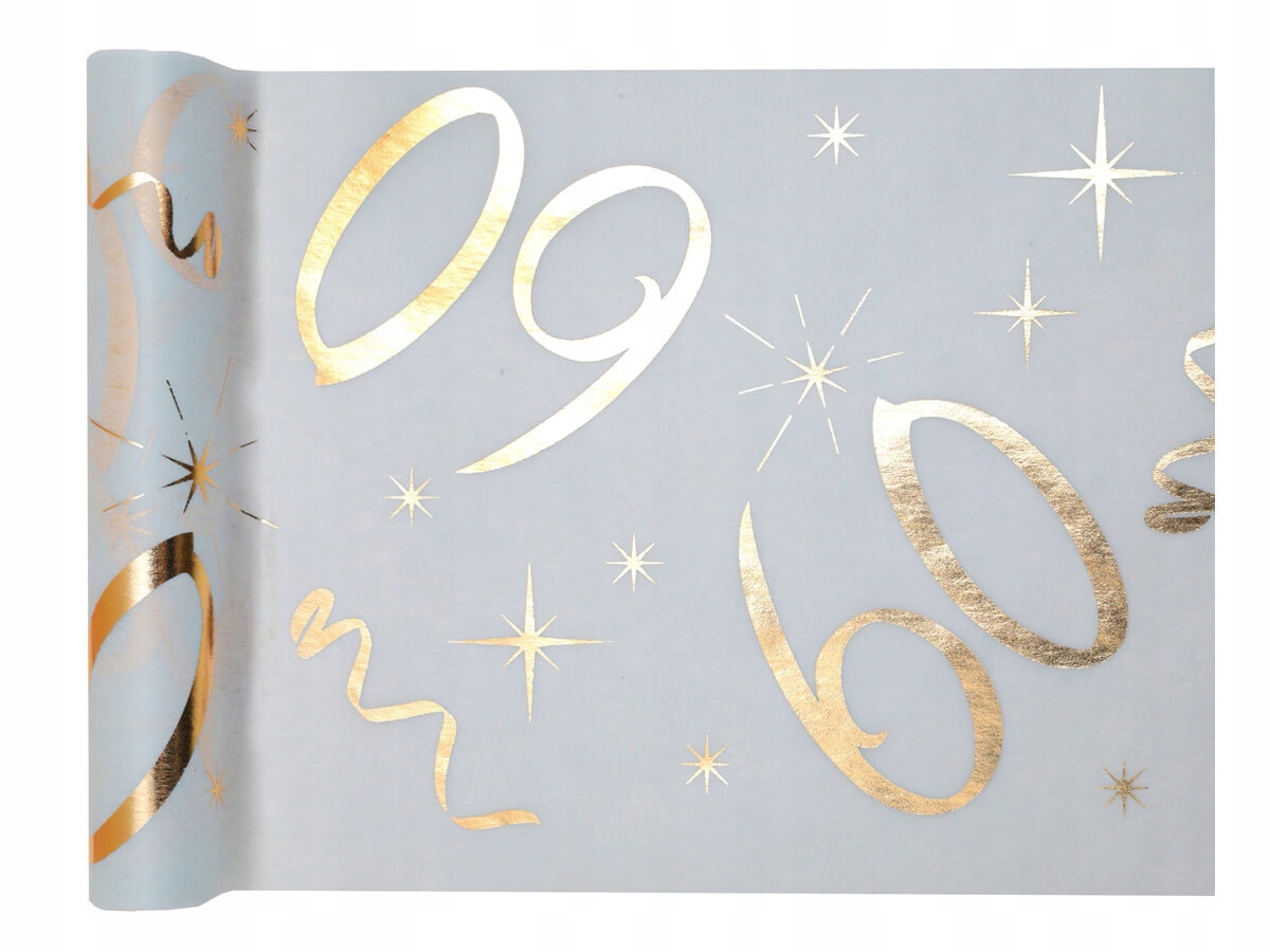 

Dekoracja bieżnik na stół na 60 urodziny Party