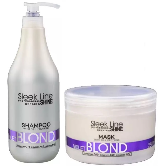 

Stapiz Szampon Sleek Line-blond Violet maska