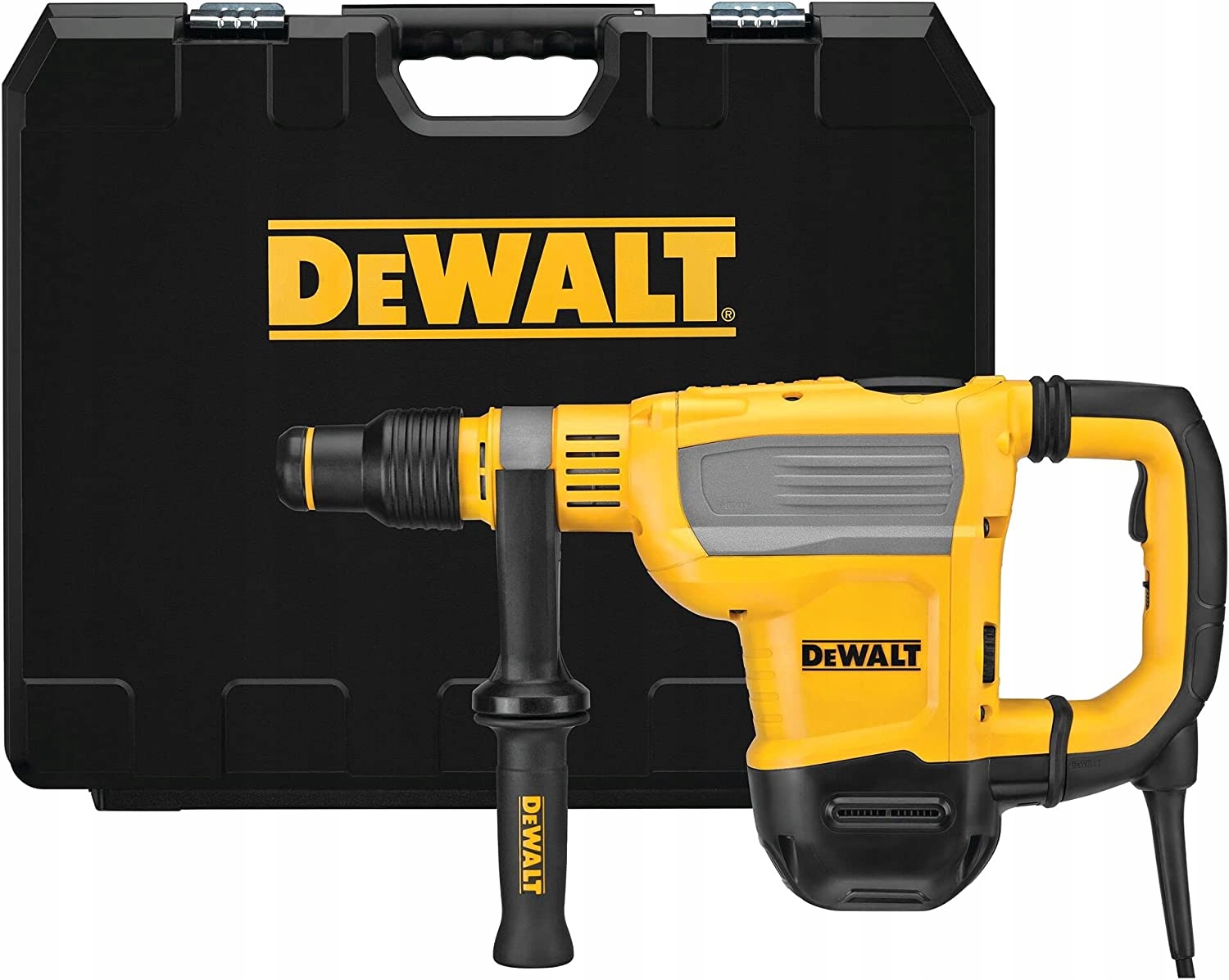 Młot udarowy SDS-Max DeWalt D25614K w kolorze czarno-białym