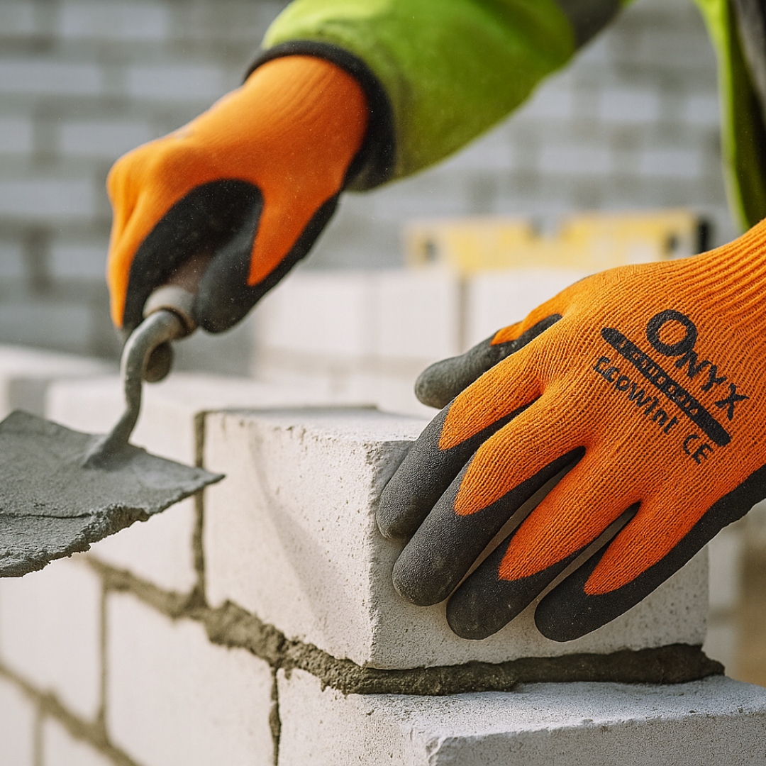 12x Rękawiczki RĘKAWICE robocze WYTRZYMAŁE ZIMOWE Ochronne OCIEPLANE L 9 Marka bez marki