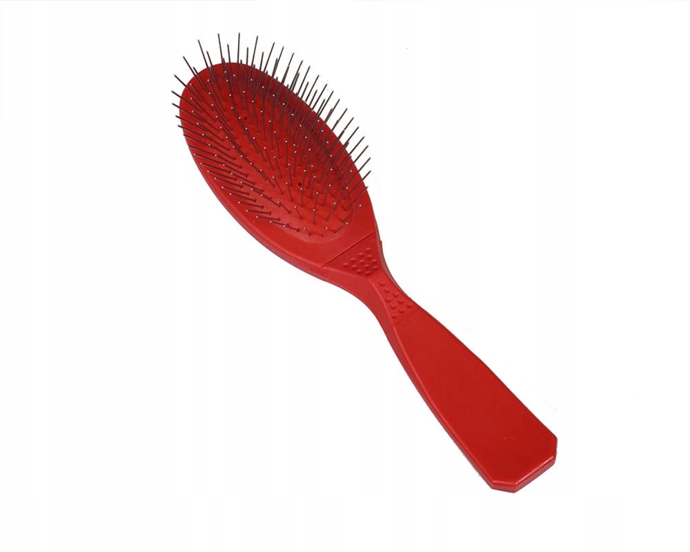 Levně Kartáč Pin Brush Malý (s) červený, středně měkký Madan's