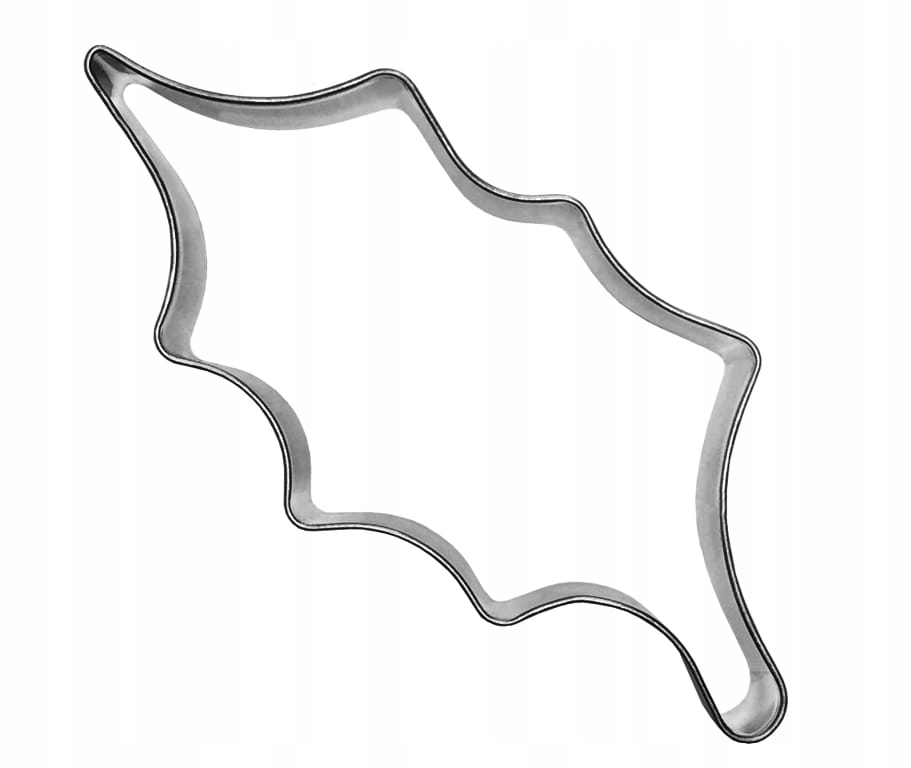 

Foremka Liść Ostrokrzewu 10,5 cm listek, listków