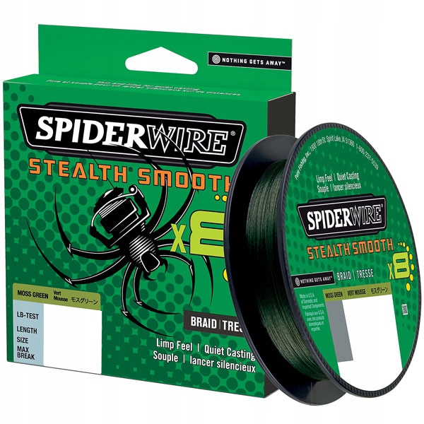 Plecionka Spiderwire Stealth Smooth 8 Moss Green 0.06 MM 150 M