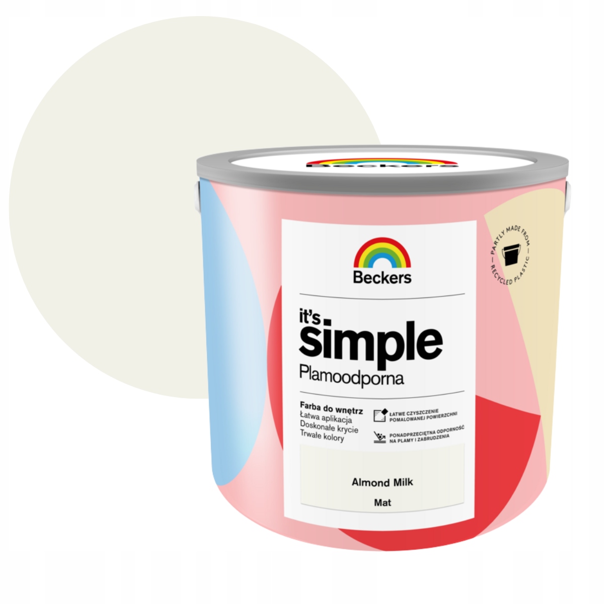 Beckers It'S Simple 2,5L Almond Milk Farba Plamoodporna Do Ścian