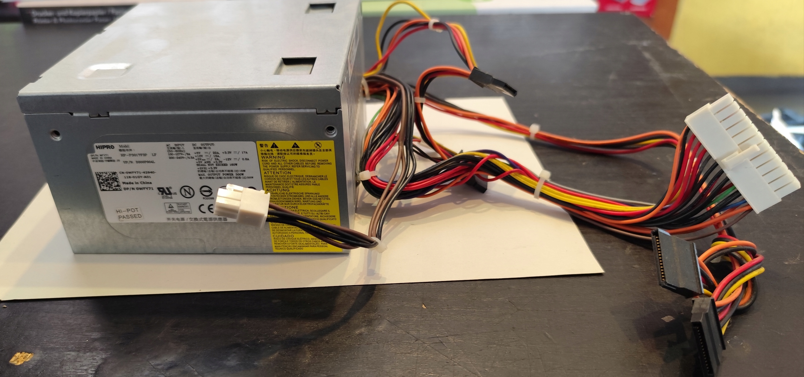 ZASILACZ HIPRO DO DELL VOSTRO 230 300W HP-P3017F3P 0RW3R8