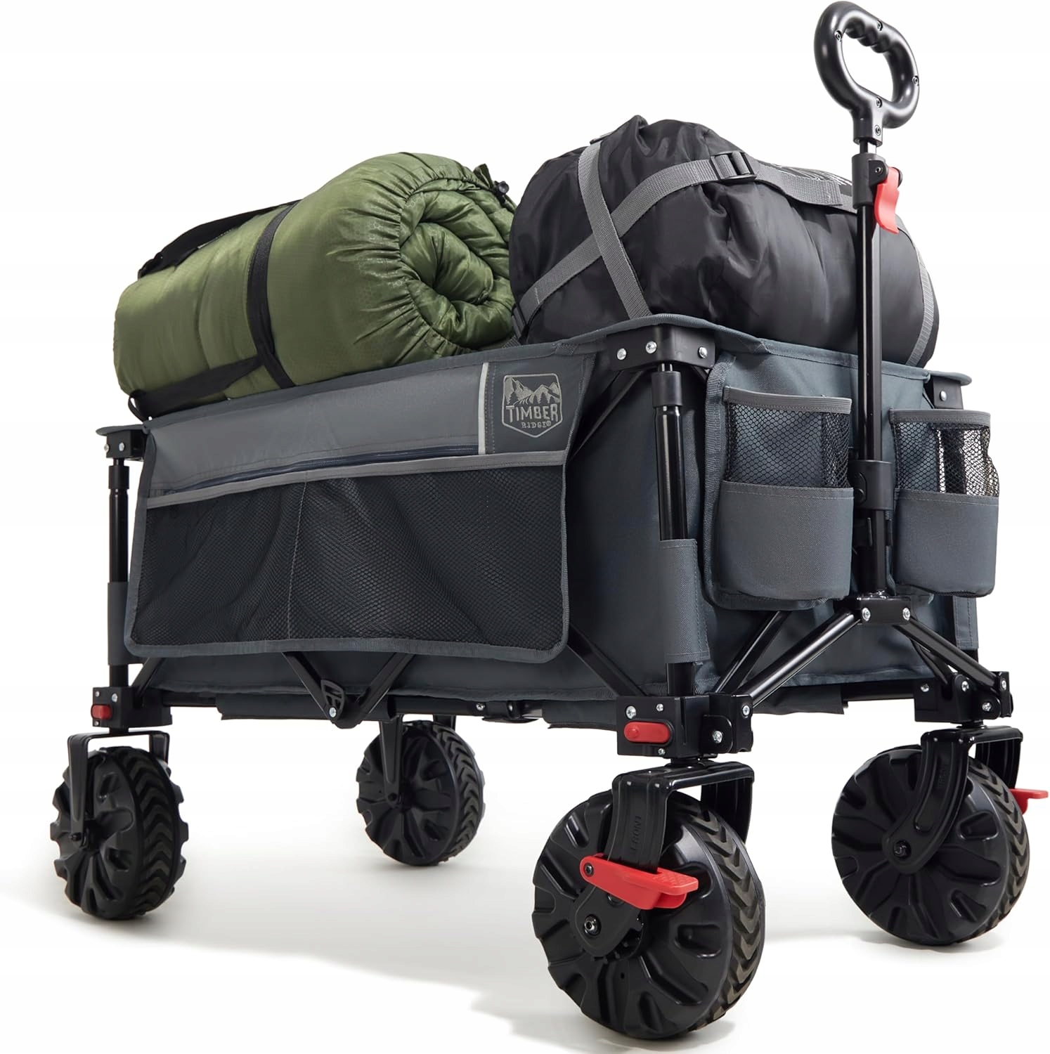 Turistický, plážový kočík 135L 100 Kg, odolný, skladací