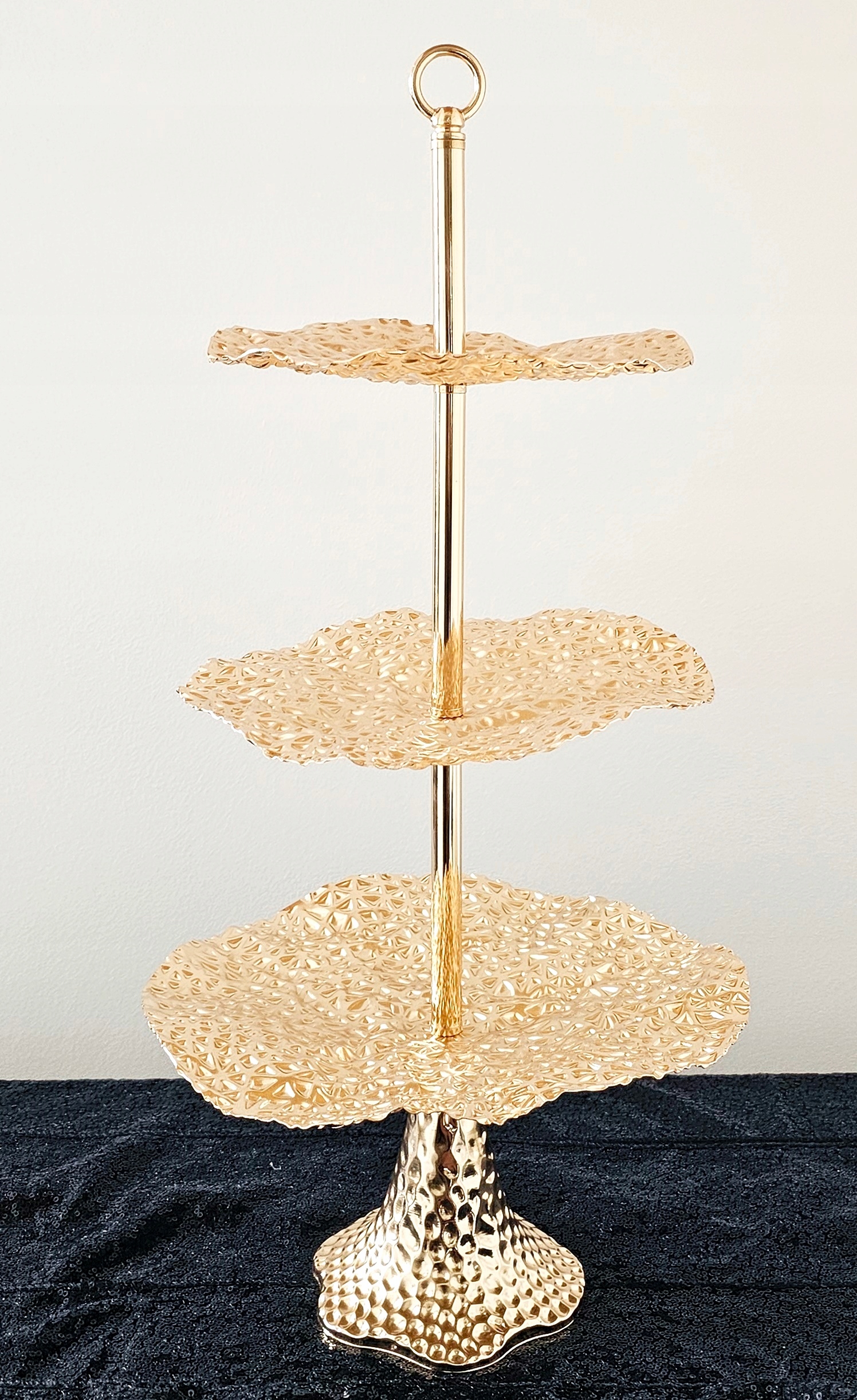 PATERA 3 POZIOMOWA NA CIASTA BABECZKI OWOCE BC3857 Kod producenta BC3857 GOLD