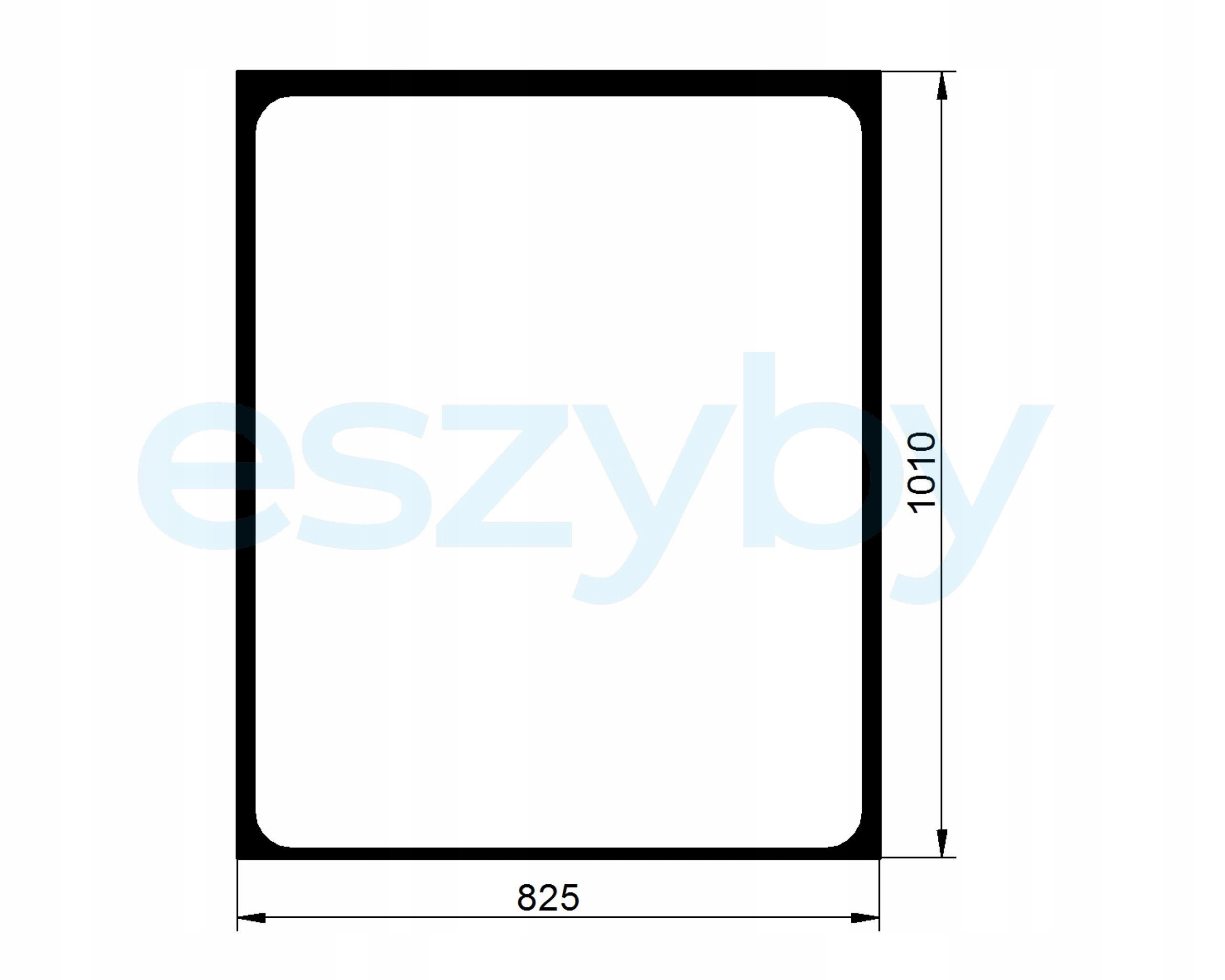 sklo bagr Komatsu Pc/pw přední 20Y-53-11520