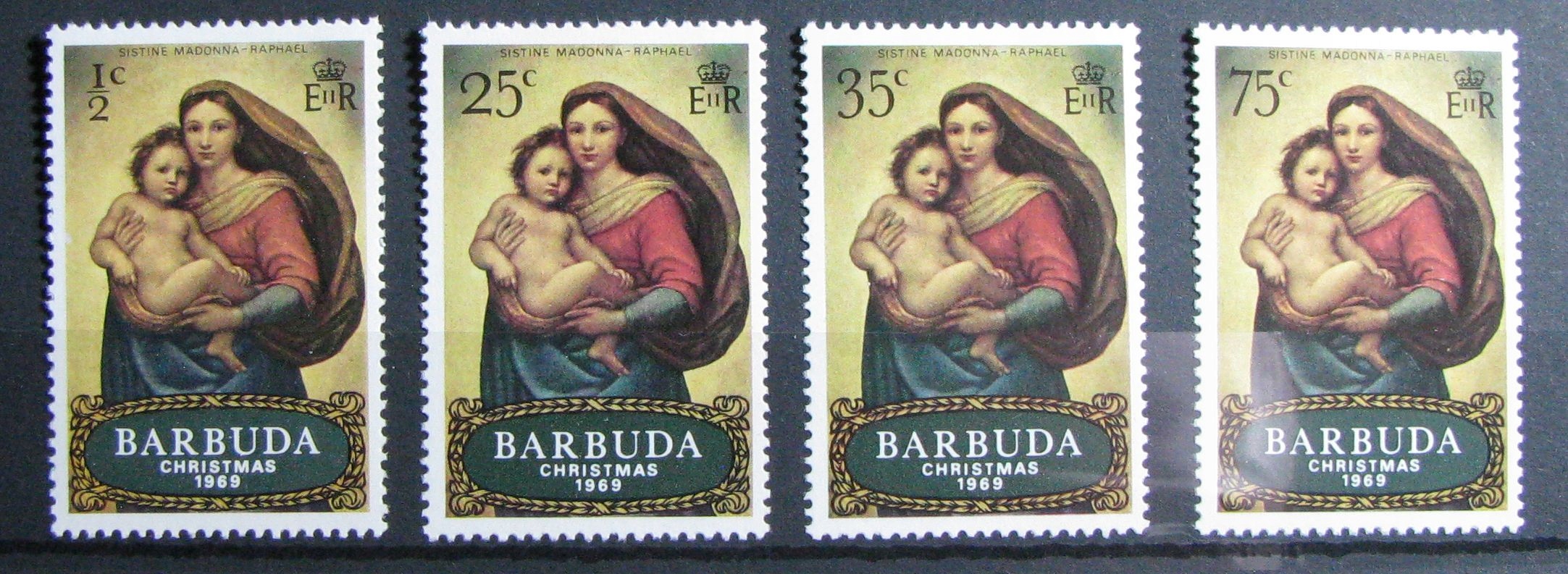 BARBUDA - Mi 38-41 ** - Boże Narodzenie