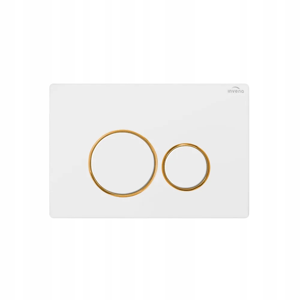 Splachovací Tlačítko Pro Podomítkový Rám 604 Bílo-zlaté, CC-04-013-S