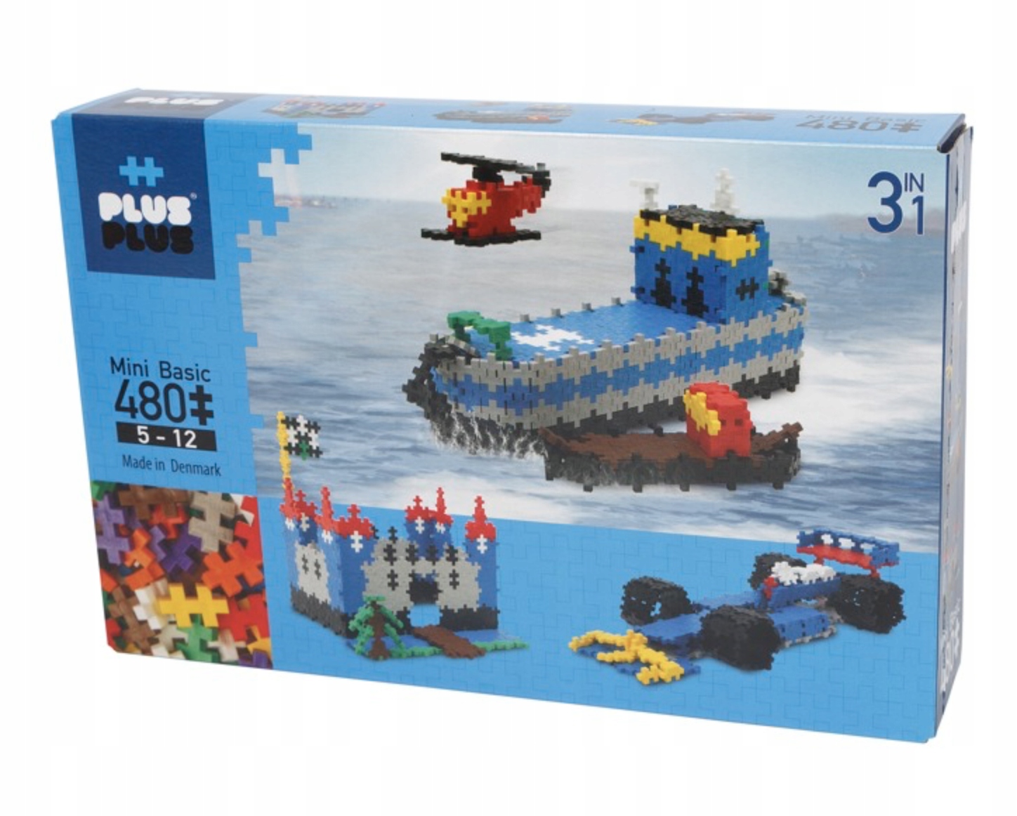 

Klocki Plus-plus, Mini Basic 480 szt. 3 w 1