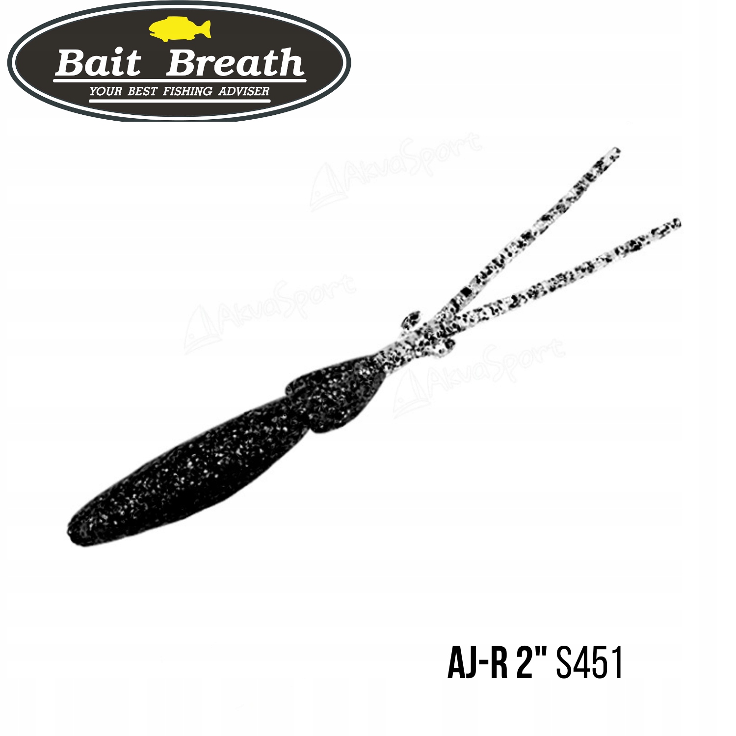 Przynęta miękka Bait Breath Aj-r 2" S451 Black Shrimp (10 szt)