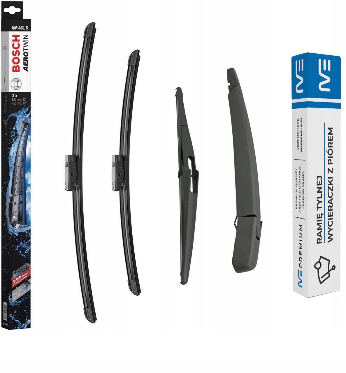 ME-000004 3397014123 - Комплект стеклоочистителей передний + задний MERCEDES GLK X204