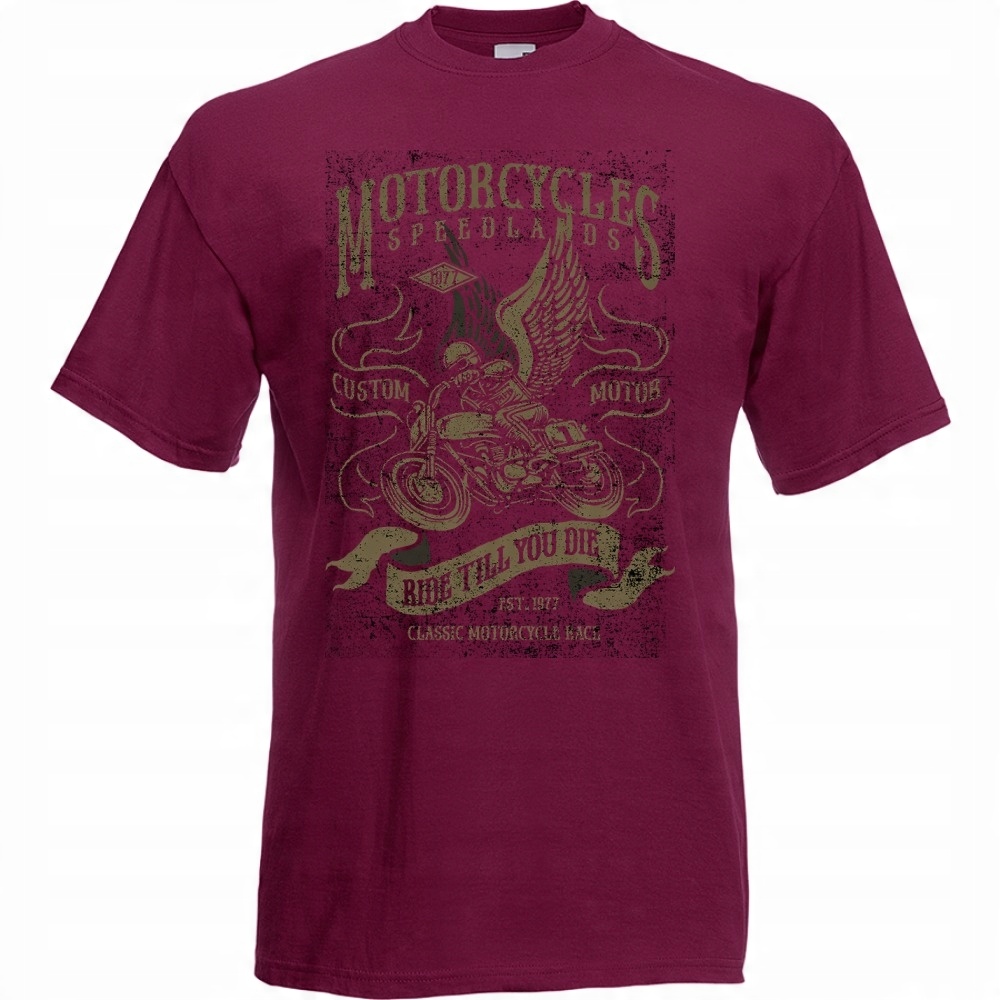 

Koszulka motocykl motor motocyklista XXL burgund