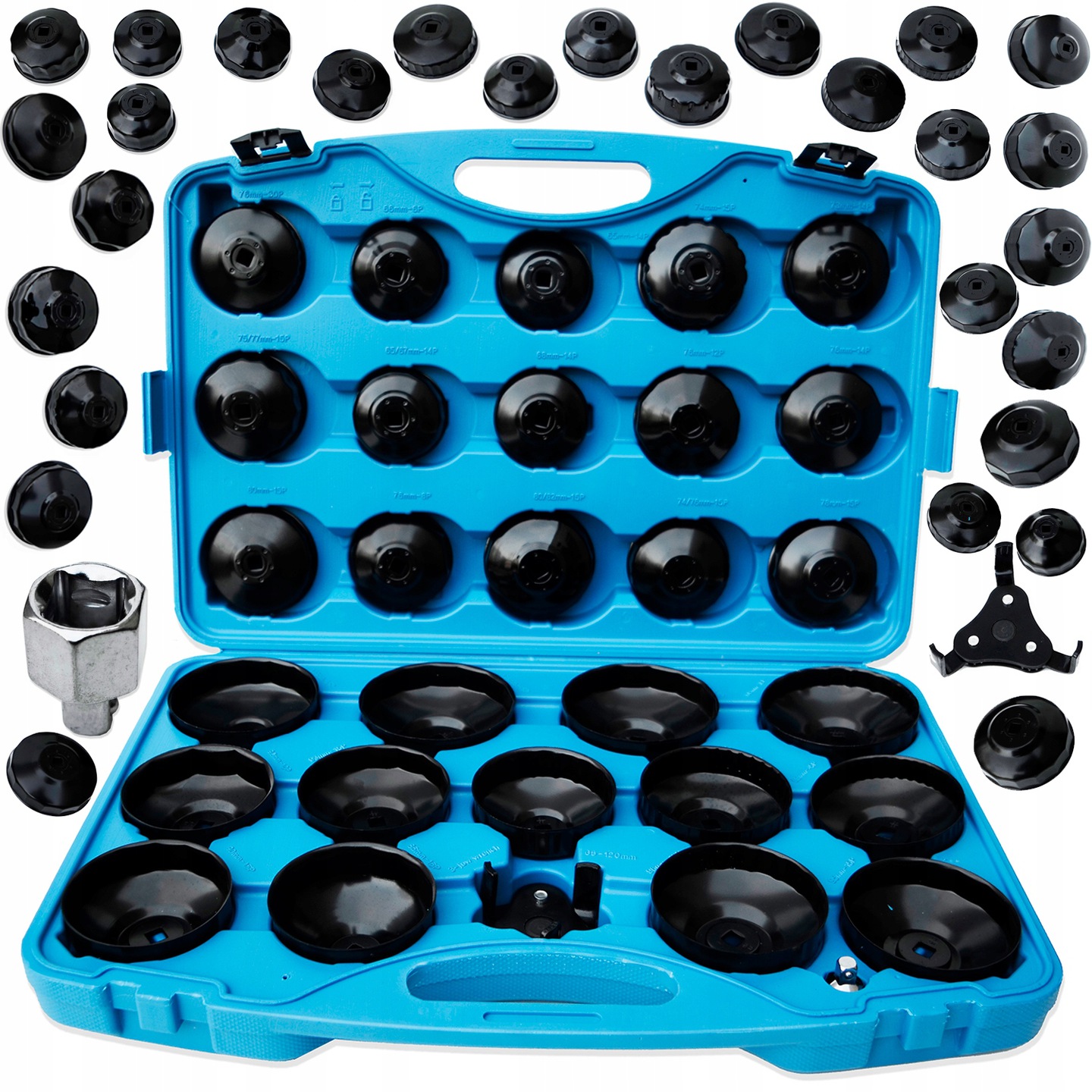 KLUCZE NASADOWE DO FILTROW OLEJU NASADKI ZESTAW 30