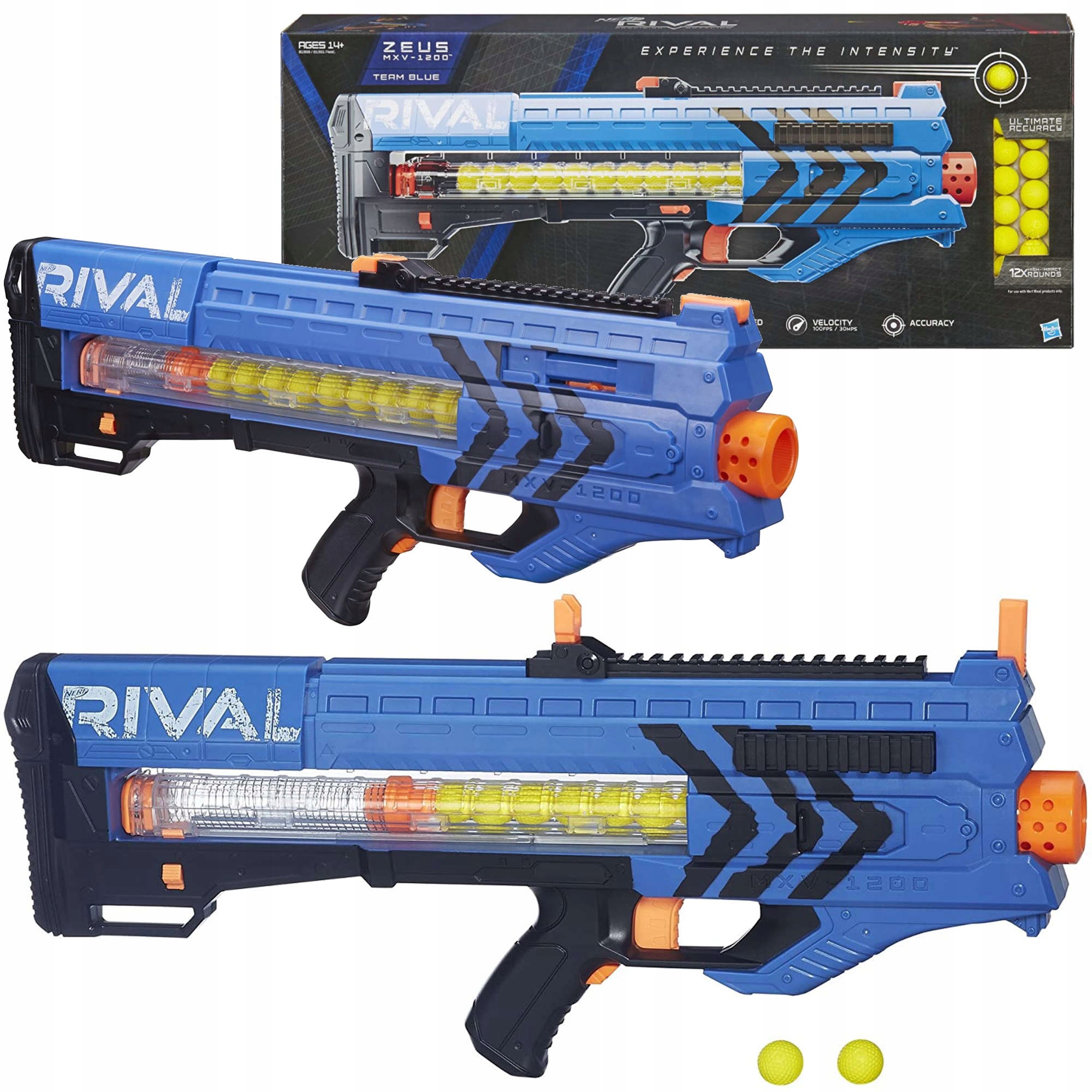 

Nerf Zeus MXV-1200 Drużyna Niebieska Wyrzutnia
