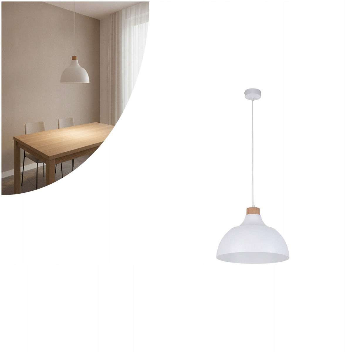 Závesná lampa Cap White 2070 Tk Lighting