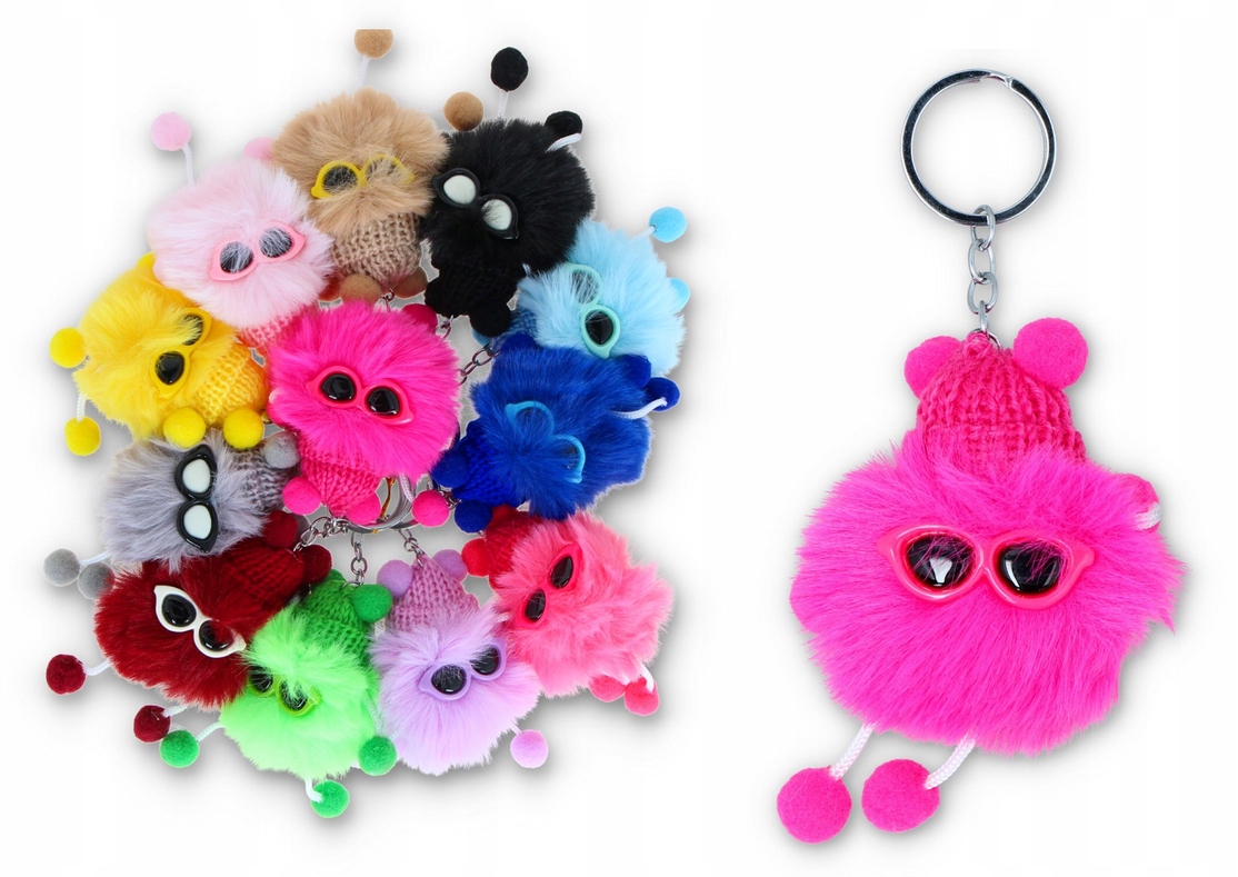 BRELOK POMPON PUSZEK BRELOCZEK STWOREK LOL FIDGET