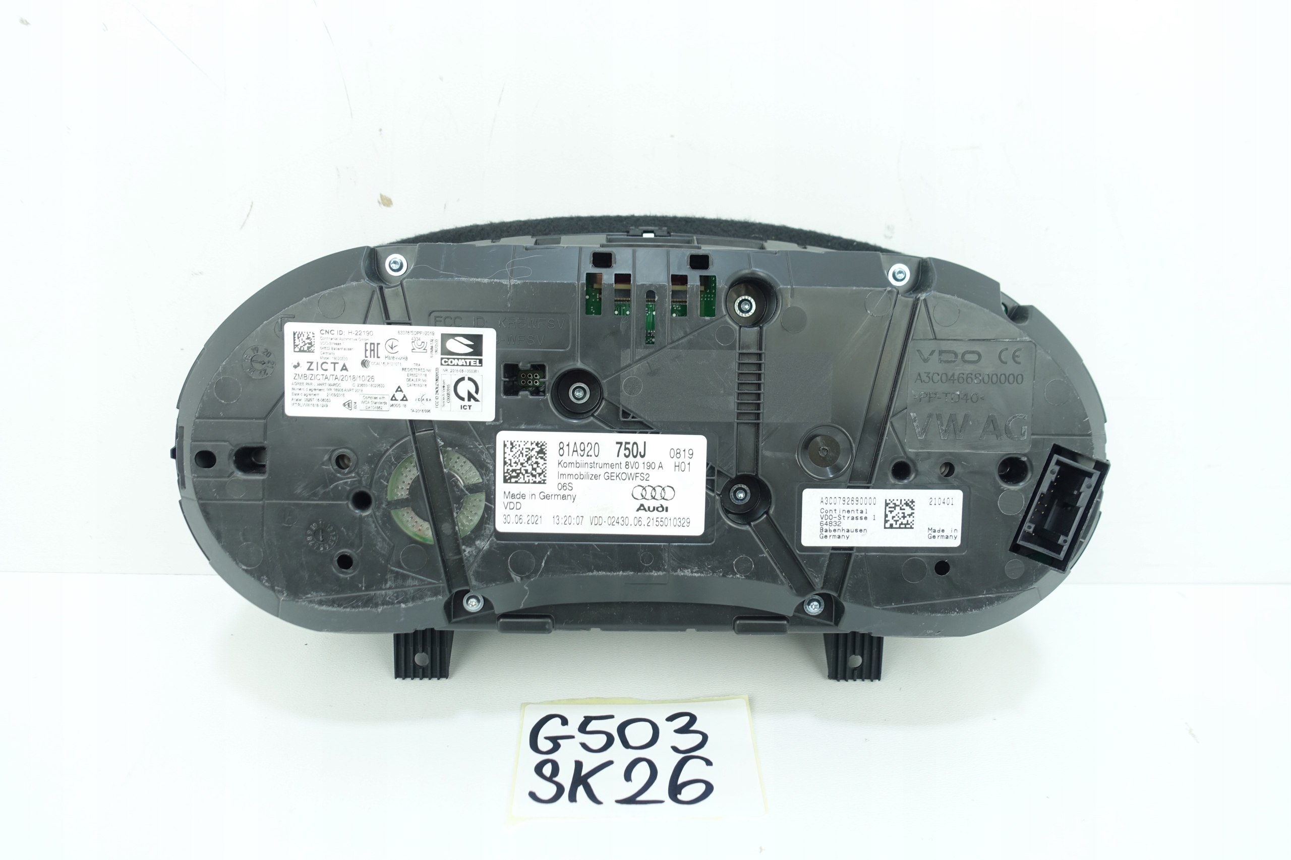 AUDI Q2 81A 2016- dials dials 81A920750J