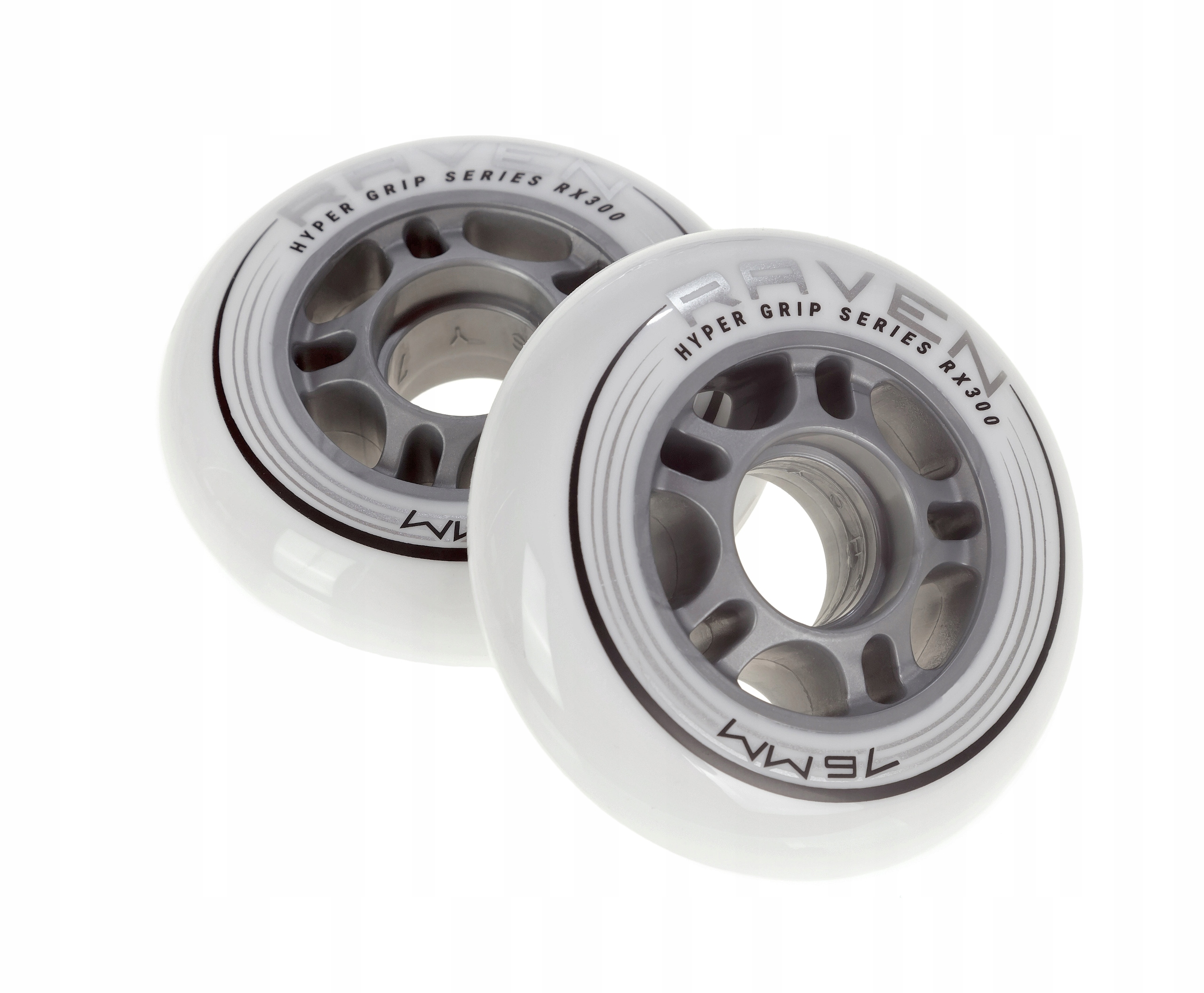 Kółka do rolek białe RAVEN 82A PU 76mm Komplet 4 sztuk B EAN (GTIN) 5902276692512