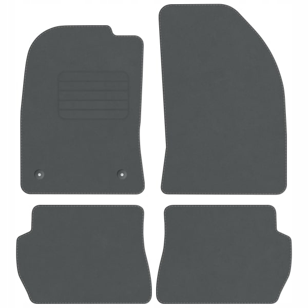 Ford Fiesta V 02-05 Koberce velurové Comfort Šedé