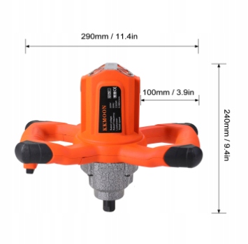 2300W MIESZARKI 6 GEAR REGULOWANA PRĘDKOŚĆ Moc 2300 W