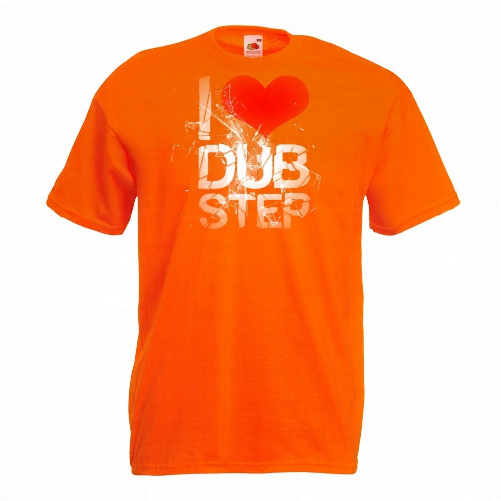 

Koszulka z nadrukiem i love dubstep muzyka L pomar