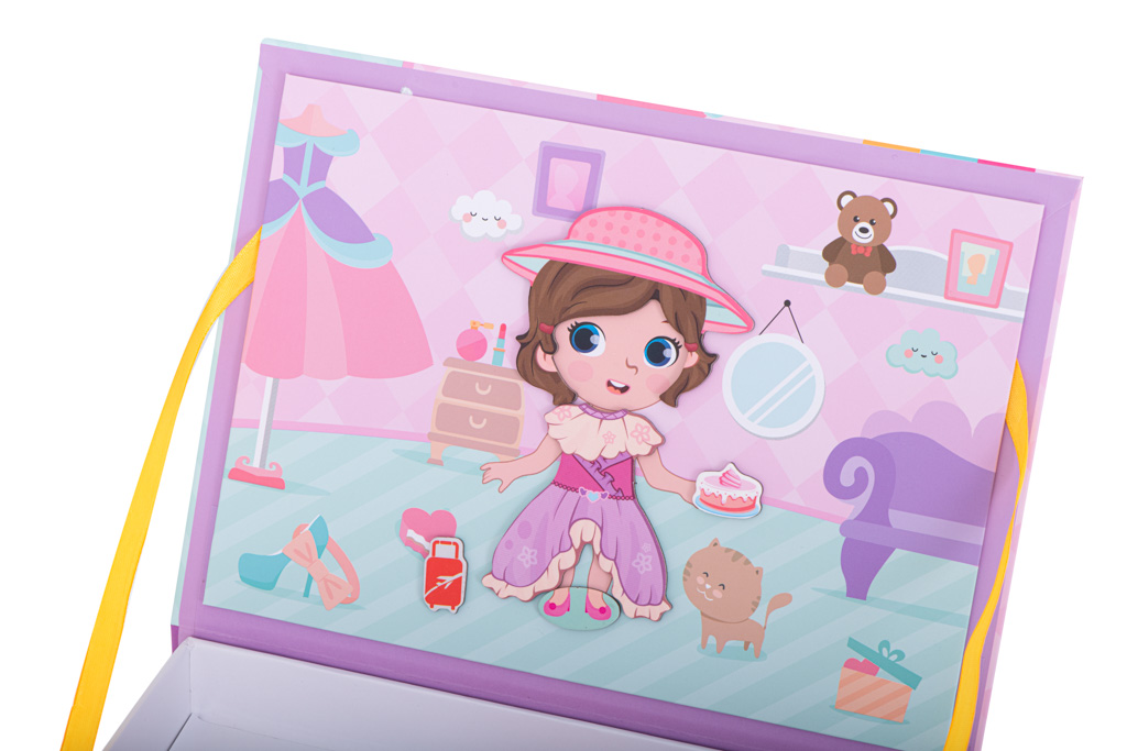 PUZZLE MAGNETYCZNE KSIĘŻNICZKI UBIERZ LALKĘ 51EL Liczba elementów 51 szt.