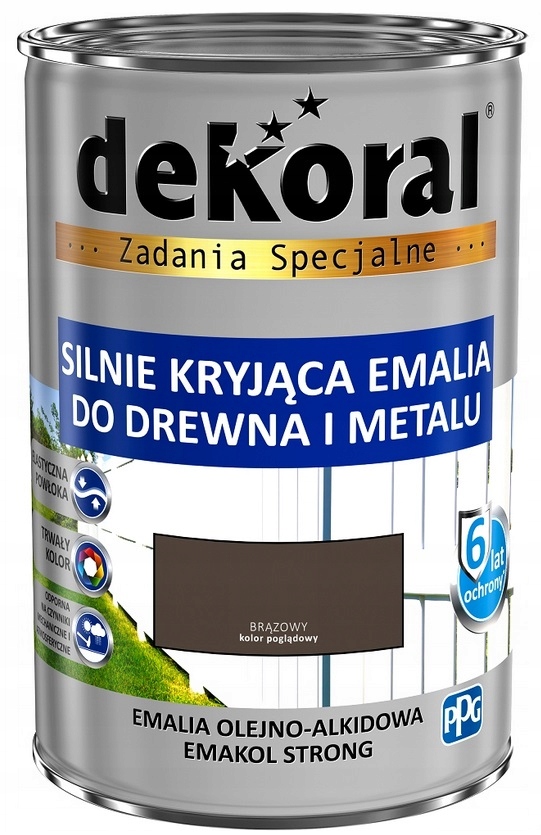 

Farba Olejna Emakol Strong- brązowa, 0.9l