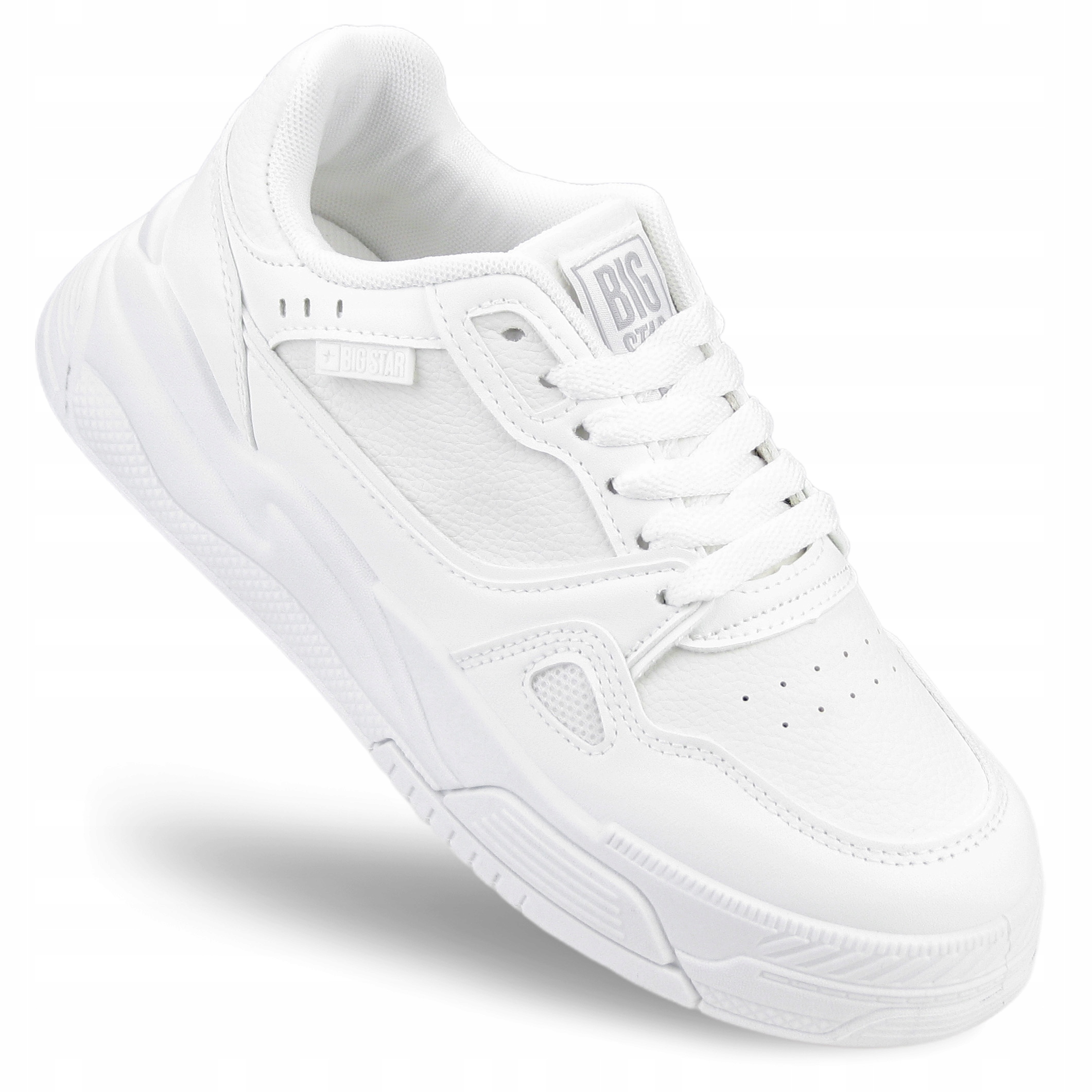 Buty sportowe damskie Big Star sneakersy Skórzane niskie białe NN274667 38