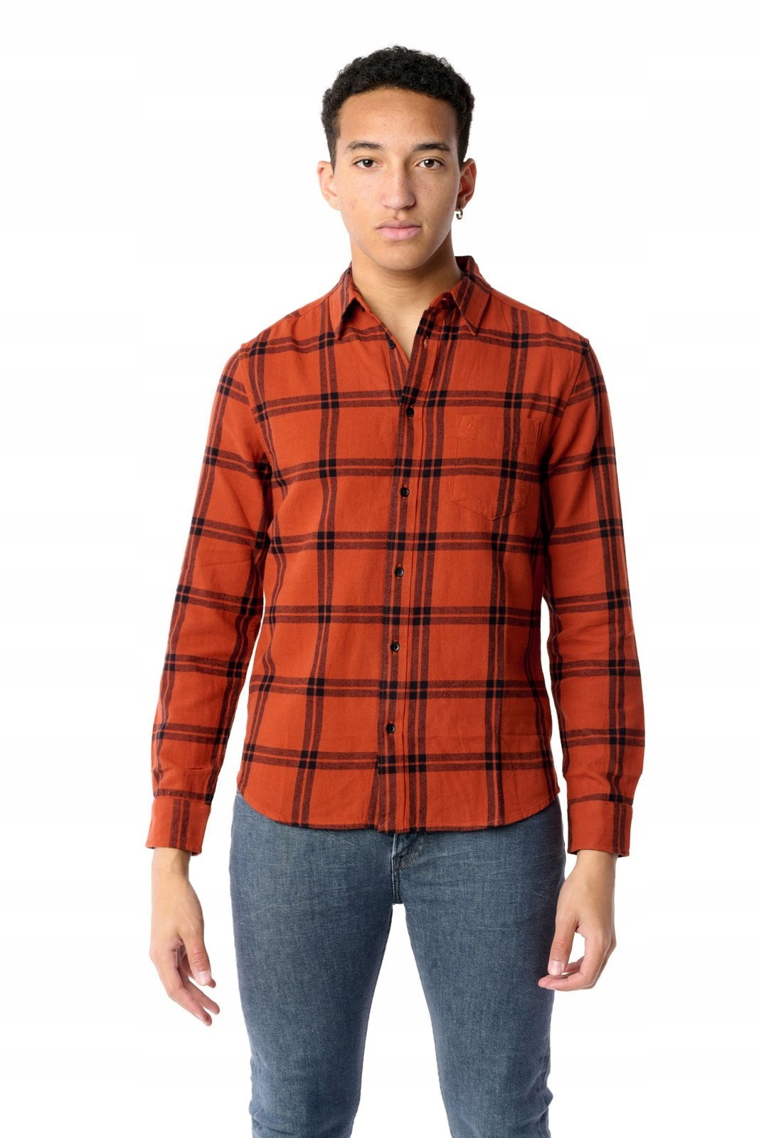 

Wrangler 1 Pkt Shirt Picante Brown W5A1T2X9H XXL